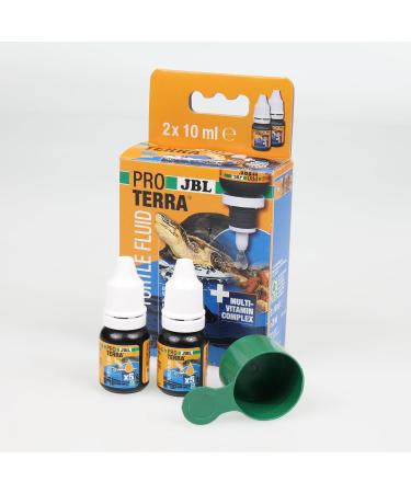 JBL Proterra Turtle Fluid 2x10 ml - Premium Liquid Multivitamins for Pond & Water Turtles - International Shipping Available - Buy Online on SooperMarket.com