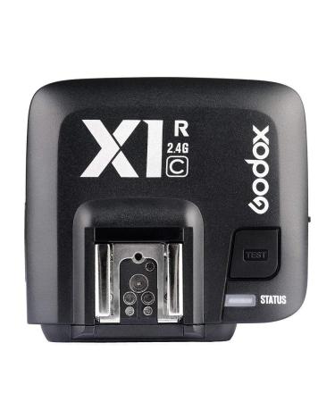GODOX X1R-C E-TTL 1/8000s Wireless Remote Flash Receiver Shutter Release Compatible with Canon EOS Cameras Godox V1 TT350N AD200 AD200Pro Flash