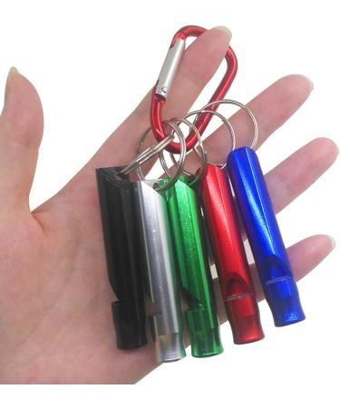 Buy Hezhou 14-Piece Aluminum Sport Whistle Set - Perfect for Camping Hiking & School Activities - Key Ring Included - Buy Online on SooperMarket.com