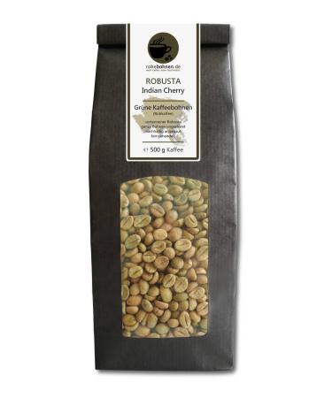 Green Coffee Beans Robusta Indian Cherry (raw Coffee Beans 500g) Cherry 500g