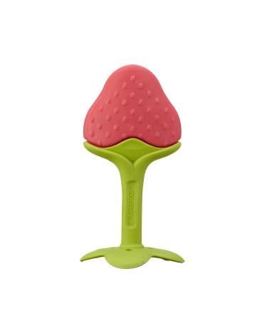 Innobaby Original Teethin Smart EZ Grip Fruit Teether and Sensory Toy for Babies and Toddlers in Berry. BPA Free Teether