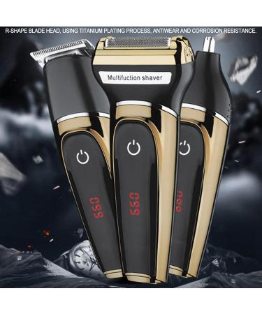 Dioche Beard Trimmer Kit for Men - 3-in-1 Cordless Mustache Trimmer & Hair Clipper | Waterproof USB Rechargeable Grooming Set - Buy Online on SooperMarket.com