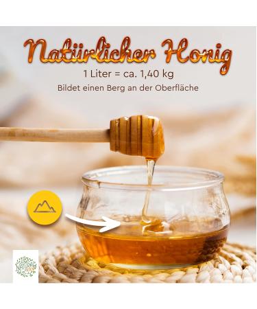 Raw Honey from Beekeeper | 1.1 kg | Unfiltered & Healthy Rapeseed Honey | Pure Natural Sweetener - Buy Online on SooperMarket.com