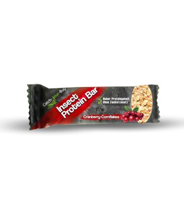 Ceriaheal bars with insect protein 3 insect bar (3x 35g) cranberry cornflakes 12.9% protein content insects for eating Catch-Your-Bug