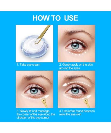 Buy Zinc Alloy Eye Cream Applicator - Premium Eye Massager & Facial Treatment Sticks for Effective Skincare - Buy Online on SooperMarket.com