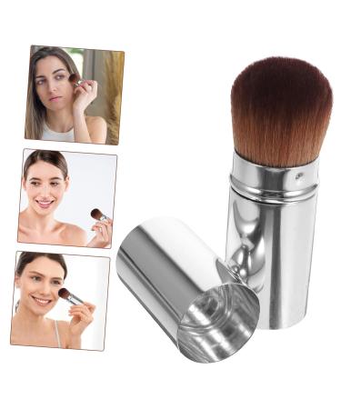 Housoutil Dense Retractable Foundation Brush - Perfect Cosmetic Tool for Powder & Liquid Makeup | Travel-Friendly Blush & Concealer Applicator - Buy Online on SooperMarket.com