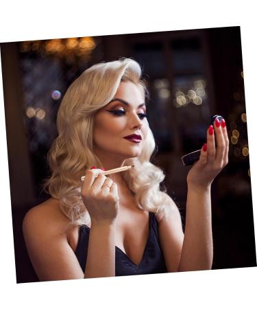 Buy Housoutil Portable Smudge Stick & Tricolor Lip Brush - Golden Makeup Tool for Perfect Lip Application - International Shipping Available - Buy Online on SooperMarket.com