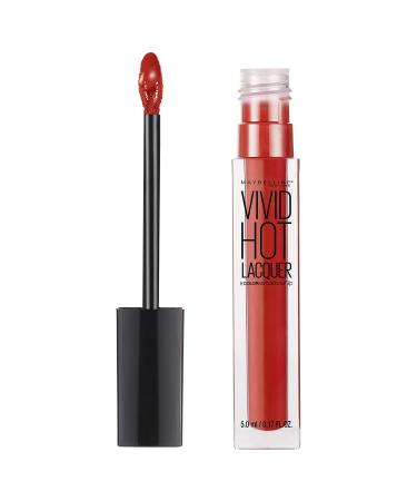 Maybelline New York Color Sensational Vivid Hot Lacquer Lip Gloss  So Hot  0.17 fl. oz. 0.17 Fl Oz (Pack of 1) So Hot
