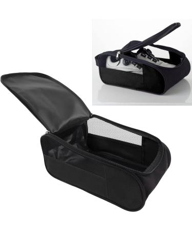 Premium Foldable Golf Shoe Travel Bag Splash-Proof Dustproof Scratch-Resistant Breathable | Ideal for Golf Exercises & Leisure Sports (Black) - Buy Online on SooperMarket.com