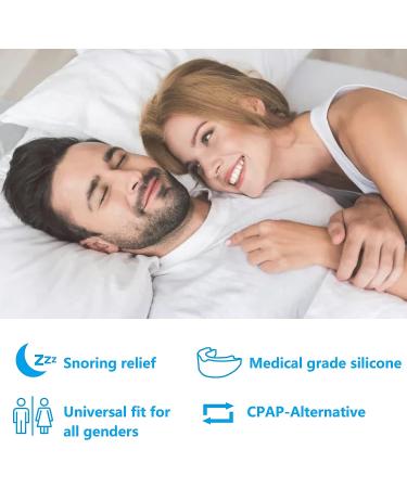 Snore Stopper Solution for Comfortable Sleep - 2 Magnetic Nose Clips & 4 Silicone Dilators (White) - Buy Online on SooperMarket.com