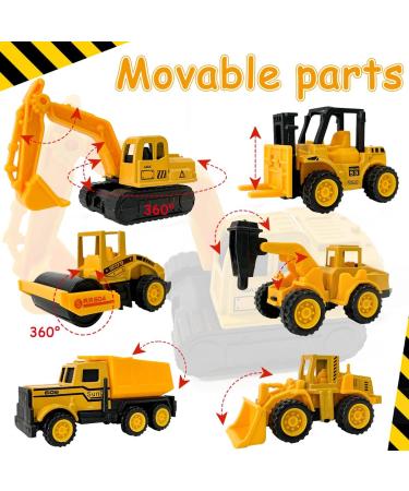 28-Piece Construction Site Vehicles Cake Decoration for Kids - Excavator Themed Birthday Party Supplies for 2-Year-Olds - Buy Online on SooperMarket.com