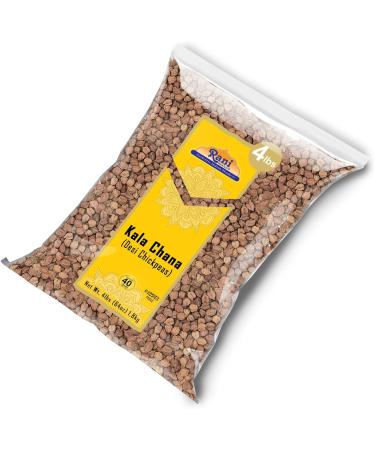 Rani Kala Chana 64oz (4lbs) - All Natural, Gluten Friendly, Non-GMO, Vegan | Indian Origin Black Chickpeas with Skin - 1.81kg Pack - Buy Online on SooperMarket.com