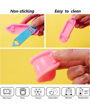 Pencil Shape Silicone Molds Set with Keychain Rings for Jewelry Making and Crafts - Pink - Buy Online on SooperMarket.com