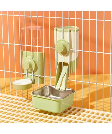 Green Rabbit Water Bottle 600ml - Hanging Water Dispenser for Small Pets - Buy Online on SooperMarket.com