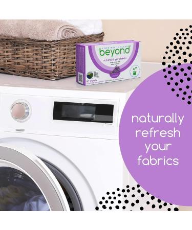 Beyond Natural Eco-Friendly Dryer Sheets - Recyclable Packaging - 80ct Box - Buy Online on SooperMarket.com