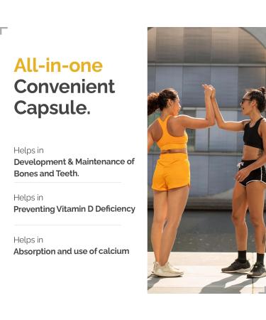 Just Glow Vitamin High-Potency K2 + D3 Supplement - 120mcg (MK-7) / 1000 IU - 180 Capsules - Helps Support Bones Teeth and Immune Function - Made In Canada - Buy Online on SooperMarket.com