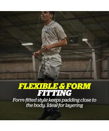 Storelli Unisex Bodyshield Impact Protection Crushed Shorts | Waded Soccer Compression Pants | Enhanced Lower Body Protection for Athletes - Buy Online on SooperMarket.com