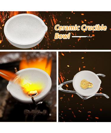 9 Pcs Graphite Torch Melting Casting Kit with Honeycomb Soldering Board and Quartz Plate - Ideal for Metal Gold Silver Copper - 5-in-1 Graphite Casting Mould Included - Buy Online on SooperMarket.com