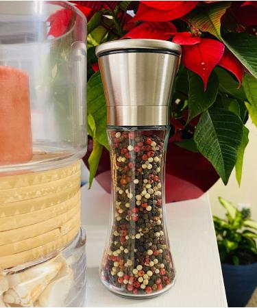 Red Baron Organic Gourmet Peppercorn Blend - 100% Natural, Paleo, Keto, Vegan Friendly, Non-GMO, No Artificial Color - 10 oz Rainbow Blend with Black, Pink, and Red Peppercorns - Buy Online on SooperMarket.com