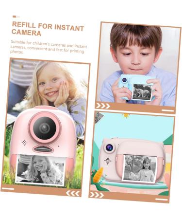 HOMSFOU 6 Rolls Instant Camera Refill Label Thermal Refill for Instant Camera Paper White - Buy Online on SooperMarket.com