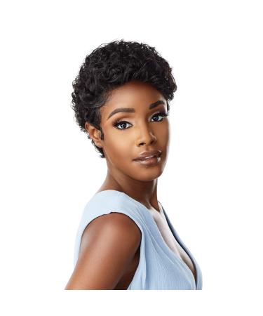 Sensationnel lace front wig - lace front edge amina shear muse (1B)
