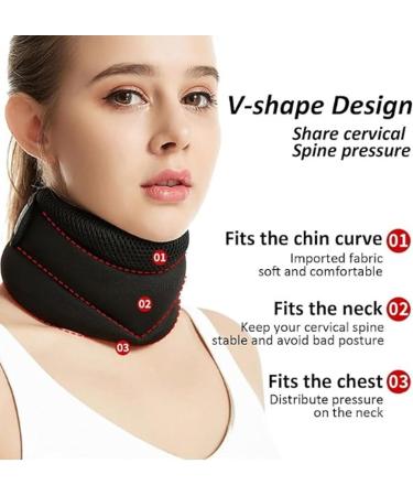 Cervicorrect Neck Brace Adjustable Multipurpose Comfortable Cervical Collar Soft Foam for Office for Sleeping - Buy Online on SooperMarket.com
