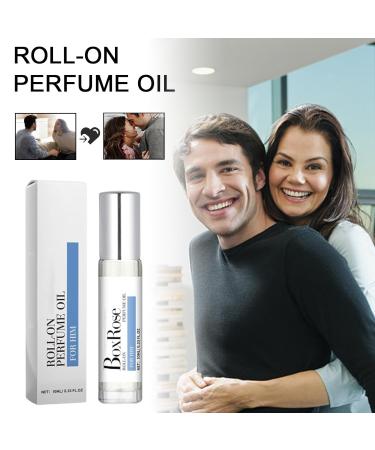 Perfume for Men Valentine's Day Sale Rose Perfume Oil Pheromone Perfume for Men Roll on Perfume Oil Portable Perfume for Male (1 Pcs) - Buy Online on SooperMarket.com