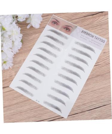 Hemoton 2pcs 3d Eyebrow Stickers Artificial Eyebrow Imitation Eyebrow - Buy Online on SooperMarket.com