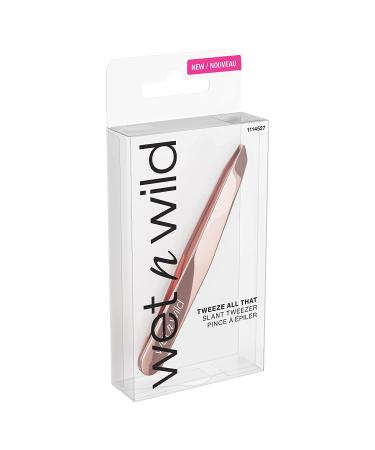 Wet n Wild Tweeze All That Slanted Tweezers in Pink - Precision Eyebrow Tool - Buy Online on SooperMarket.com