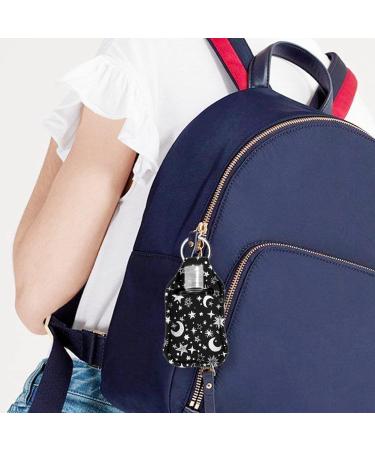 Dreaweet Portable Hand Sanitizer & Chapstick Holder Keychain - Moon Star Design - Buy Online on SooperMarket.com