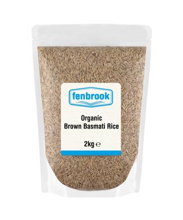 Organic Brown Basmati Rice 2kg Certified Organic by Fenbrook Organic