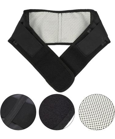 Self-Heating Black Belt | Tourmaline Magnetic Therapy Lumbar Support for Pain Relief - Buy Online on SooperMarket.com