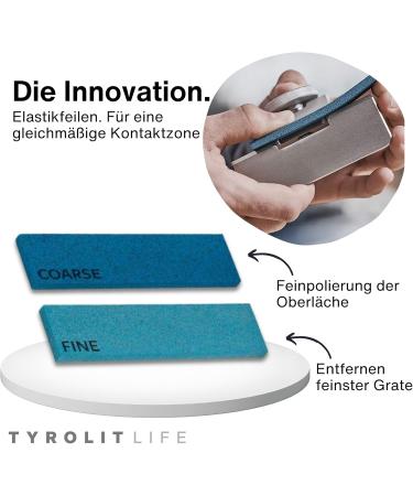 Tyrolite Life All-in-One Ski & Snowboard Edge Grinder Set - 10-Part Premium Kit with 87 Stainless Steel Angle & Files for Perfect Edge Tuning - Buy Online on SooperMarket.com