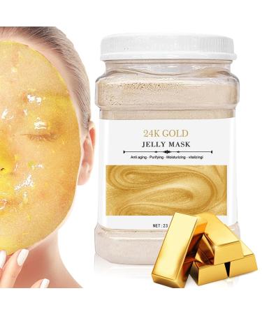 Jelly Masks For Facials Professional Rose Jelly Face Mask Bulk Jelly Mask Powder For Facials Skin Care Natural Gel Hydro Face Masks (GOLD)
