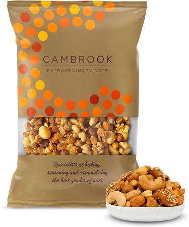 Cambrook Mix 10 Salted Caramelised & Spiced Mixed Nuts 1kg - Premium Quality Vegetarian Nuts - Buy Online on SooperMarket.com