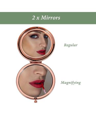 Inspirational Religious Pocket Makeup Mirror - Christian Gift for Women with Bible Verse - Perfect for Baptism, Graduation, Christmas, Birthday - Sister & Friends - Buy Online on SooperMarket.com