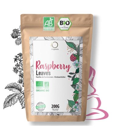 ORIGEENS Organic Raspberry Leaf Tea 200g | Red Raspberry Leaf Tea Pregnancy Feeding Menstruations Fertility | Raspberry Leaves