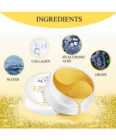 ZODENIS Under Eye Patches (20 Pairs) - 24K Gold Mask Amino Acid & Collagen for Care Masks Dark Circles and Puffiness Beauty Personal Care (Gold) - Buy Online on SooperMarket.com