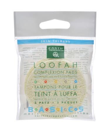 Earth Therapeutics Loofah Complexion Discs - Pack of 3 for Gentle Exfoliation - Buy Online on SooperMarket.com