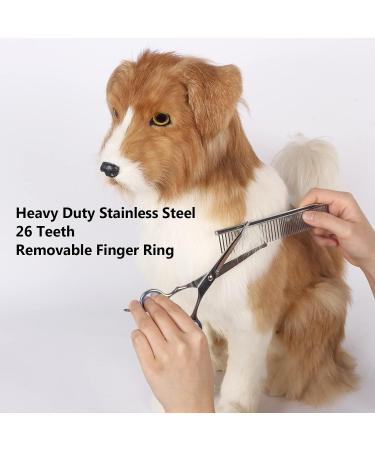 NiCoLa Pet Grooming Scissors Set - 6-Inch Professional Pet Grooming Scissors Set Titanium Pet Groomer Set Straight and Curved and Sparse Scissors/Shears Set - Buy Online on SooperMarket.com