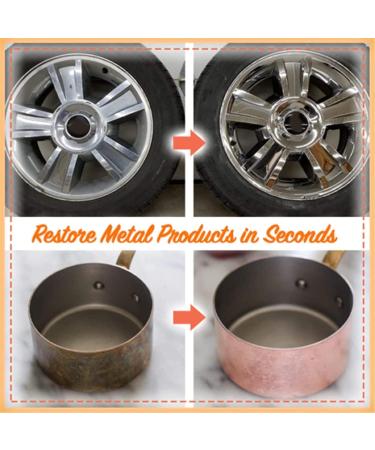 Raturv Metal Polish Cream Raturv Chrome Polish New Metal Polish Cream Metal Polishing Paste Chrome Polish and Rust Remover Metal Polish Cream for Stainless Steel (3pcs) - Buy Online on SooperMarket.com