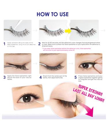 Buy Eyelashes Fixer Glue EX 554 Brown - Super Strong Waterproof Adhesive Japanese Medical Grade Sweat Resistant for Perfect Eye Makeup & Double Eyelid - Buy Online on SooperMarket.com