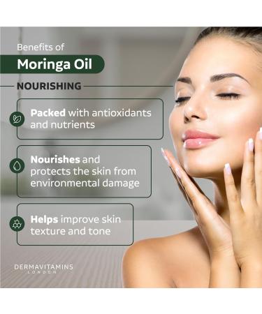 Dermavitamins 100% Pure Moringa Oil - 10ml | Natural Skincare Solution - Buy Online on SooperMarket.com
