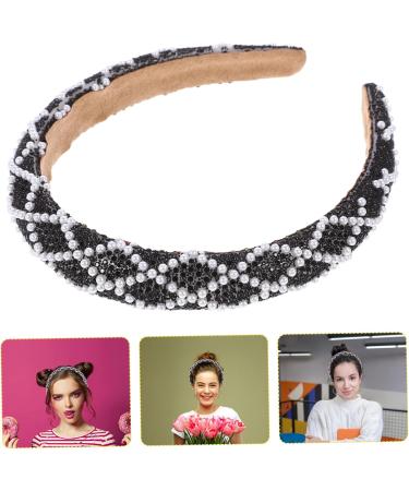 PLAFOPE Rhinestone Headband Womens Hair Bands Dressy Headbands for Women Hair Headbands for Women Head Bands for Hair Women Hair Bands Fashionable Headbands Wide Headbands - Buy Online on SooperMarket.com