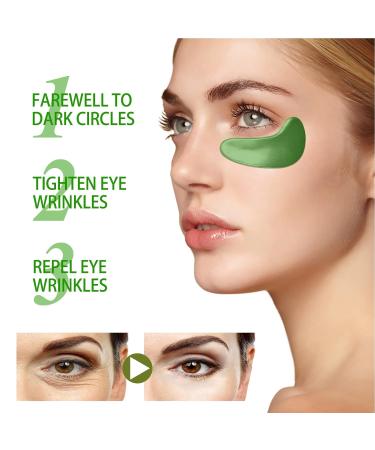 Firming Seaweed Eye Mask - 30 Pairs Gel Treatment Masks for Dark Circles & Fatigue Relief - Travel Essential for Women - Buy Online on SooperMarket.com