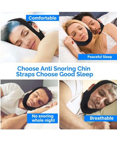 Adjustable Anti-Snoring Chin Strap - Stop Snoring Solution for Women and Men - Buy Online on SooperMarket.com