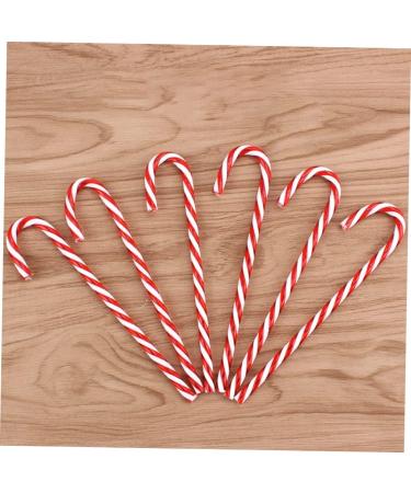 HOLIDYOYO 36 Pcs Christmas Candy Cane Holiday Candy Canes Mini Candy Canes Christmas Tree Candycane PVC. Red - Buy Online on SooperMarket.com