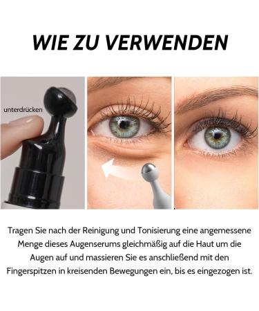Eye Serum Against Dark Circles and Swelling Eye Care Anti-Ageing Eye Serum with Triple Effect Hyaluronic Acid - Buy Online on SooperMarket.com