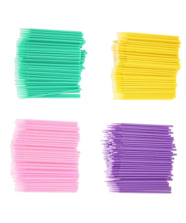 Zetiling 400pcs Bendable Micro Applicator Brushes - Sanitary Makeup Wands for Precision Application - Buy Online on SooperMarket.com