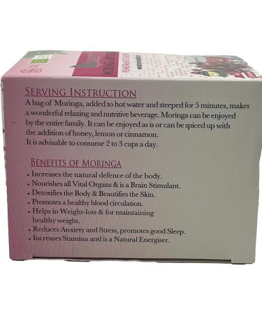 KANHYE Moringa Infusion Pomegranate flavour - Buy Online on SooperMarket.com